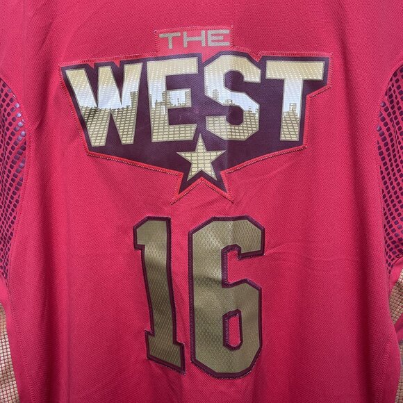 Adidas NBA All-Star 2011 The West Red Jersey XL Pau Gasol Los Angeles Lakers - Picture 4 of 9